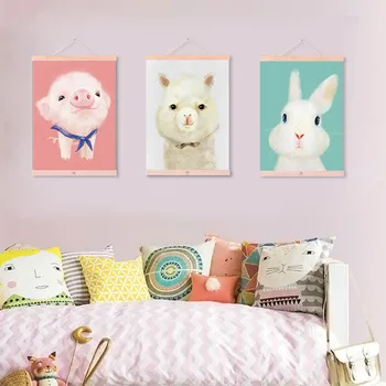 Modern Cute Animals Penguin Bear Wooden Framed Canvas Paintings Kids Room Kawaii Home Decor Wall Art Print Picture Poster Scroll 
Modern Cute Animals Penguin Bear Wooden Framed Canvas Paintings Kids Room Kawaii Home Decor Wall Art Print Picture Poster Scroll