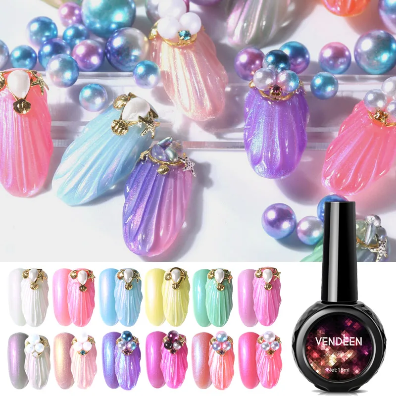 Professional Nail Polish Shell Mermaid Paint Sweet Nails Art Glitter Refreshing Nails Polish HJL2018
Professional Nail Polish Shell Mermaid Paint Sweet Nails Art Glitter Refreshing Nails Polish HJL2018