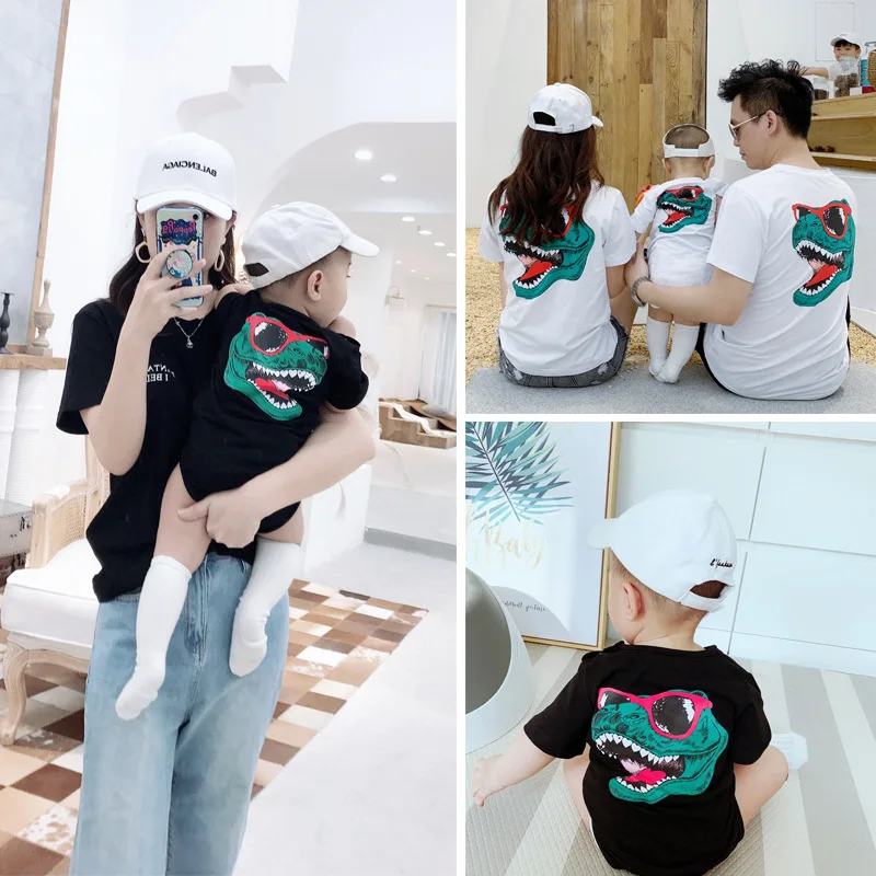 Family matching clothes dinosaur summer tshirt family look couple clothes Kids clothes cotton baby romper mother baby clothes
Family matching clothes dinosaur summer tshirt family look couple clothes Kids clothes cotton baby romper mother baby clothes