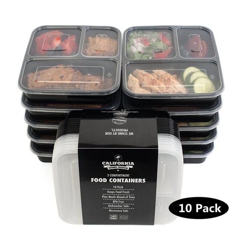 Hot Sale 10pcs 1000Ml Black Disposable Lunchbox Food Container Snack Packing Boxes Microwaveable PP Lunch Bento Box
Hot Sale 10pcs 1000Ml Black Disposable Lunchbox Food Container Snack Packing Boxes Microwaveable PP Lunch Bento Box