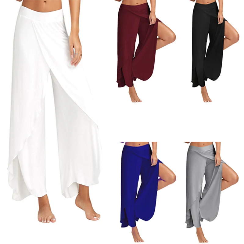 Women Tie-waist Ruffle Palazzo Pants Wide Leg Casual Plain Loose Harem Summer Beach Trousers Casual Sexy Ladies Wide Leg Pants
Women Tie-waist Ruffle Palazzo Pants Wide Leg Casual Plain Loose Harem Summer Beach Trousers Casual Sexy Ladies Wide Leg Pants