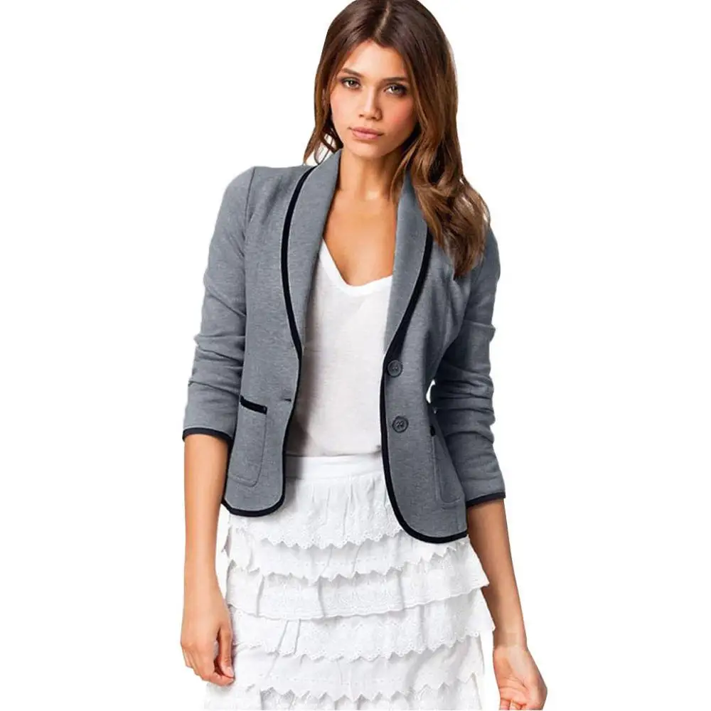 2019 Women Business suit Fashion Women's Single Button Slim Suit Jacket Outwear OL Long Sleeve Black Jacket Plus Size AD
2019 Women Business suit Fashion Women's Single Button Slim Suit Jacket Outwear OL Long Sleeve Black Jacket Plus Size AD