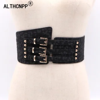 Fashion Leopard Corset Belt Elastic Wide Waist Belt For Women Coat Dress Irregular Waist Belt Female ceinture large femme
Fashion Leopard Corset Belt Elastic Wide Waist Belt For Women Coat Dress Irregular Waist Belt Female ceinture large femme
