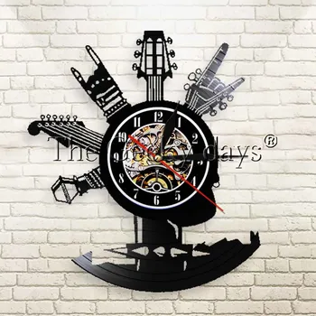 1Piece Music Instrument Vinyl Record Clock Wall Art Vintage Rock n Roll Guitar Clocks Vinyl Home Decor Wall Clocks WAll Art
1Piece Music Instrument Vinyl Record Clock Wall Art Vintage Rock n Roll Guitar Clocks Vinyl Home Decor Wall Clocks WAll Art