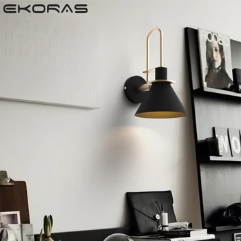 Nordic wall lamp Bedside lamp Bedroom Modern living room Walkway Staircase Simple iron belt wall lamp LED lamp
Nordic wall lamp Bedside lamp Bedroom Modern living room Walkway Staircase Simple iron belt wall lamp LED lamp