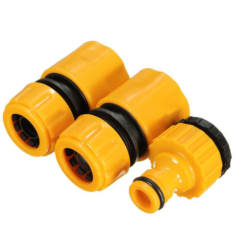3Pcs Fast Coupling Adapter Drip Tape For Irrigation Hose Connector With 1/2" 3/4"barbed Connector Garden Irrigation Garden Tools
3Pcs Fast Coupling Adapter Drip Tape For Irrigation Hose Connector With 1/2" 3/4"barbed Connector Garden Irrigation Garden Tools