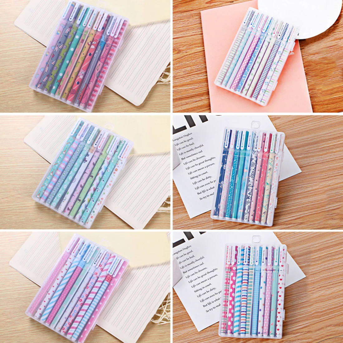 FangNymph 10 pcs/pack 0.38mm Color Gel pen Cartoon Animal Starry Star Floral Pens Ballpoint Stationery Office School Supplies
FangNymph 10 pcs/pack 0.38mm Color Gel pen Cartoon Animal Starry Star Floral Pens Ballpoint Stationery Office School Supplies
