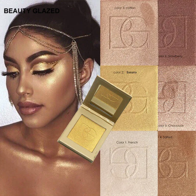 Beauty Glazed Highlighter Bronzer Powder Contouring Makeup Glitter Eyeshadow Palette Blusher Shimmer Face Brightening Iluminador
Beauty Glazed Highlighter Bronzer Powder Contouring Makeup Glitter Eyeshadow Palette Blusher Shimmer Face Brightening Iluminador