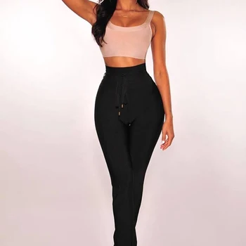 2019 New Women'S High Waist Bandage Slim Stretch Pencil Pants Rayon Bandage Tassel Fashion Sexy Bodycon Pants
2019 New Women'S High Waist Bandage Slim Stretch Pencil Pants Rayon Bandage Tassel Fashion Sexy Bodycon Pants