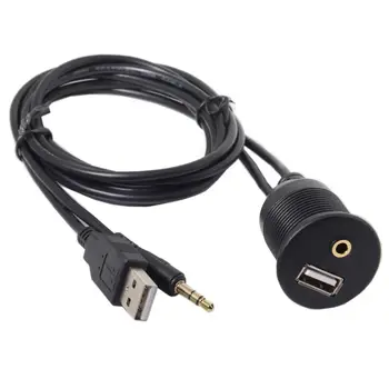 10pcs/lot Cablecc USB 2.0 Combo & 3.5mm AUX Male to Female Extension Adapter Cable Connector with Waterproofable Mount Shell
10pcs/lot Cablecc USB 2.0 Combo & 3.5mm AUX Male to Female Extension Adapter Cable Connector with Waterproofable Mount Shell