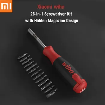 Xiaomi Mijia Wiha Daily Use Screw driver Kit 26-in-1 Precision Bits with Hidden Magazine Magic Kits Box repair accessory
Xiaomi Mijia Wiha Daily Use Screw driver Kit 26-in-1 Precision Bits with Hidden Magazine Magic Kits Box repair accessory