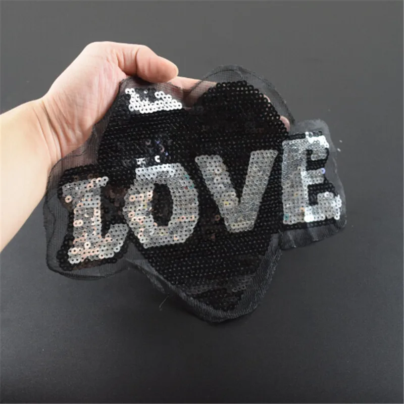 Clothing Women Shirt Top Diy Large Patch LOVEHeart Sequins deal with it T-shirt girls Letters Patches for clothes Cute Stickers
Clothing Women Shirt Top Diy Large Patch LOVEHeart Sequins deal with it T-shirt girls Letters Patches for clothes Cute Stickers