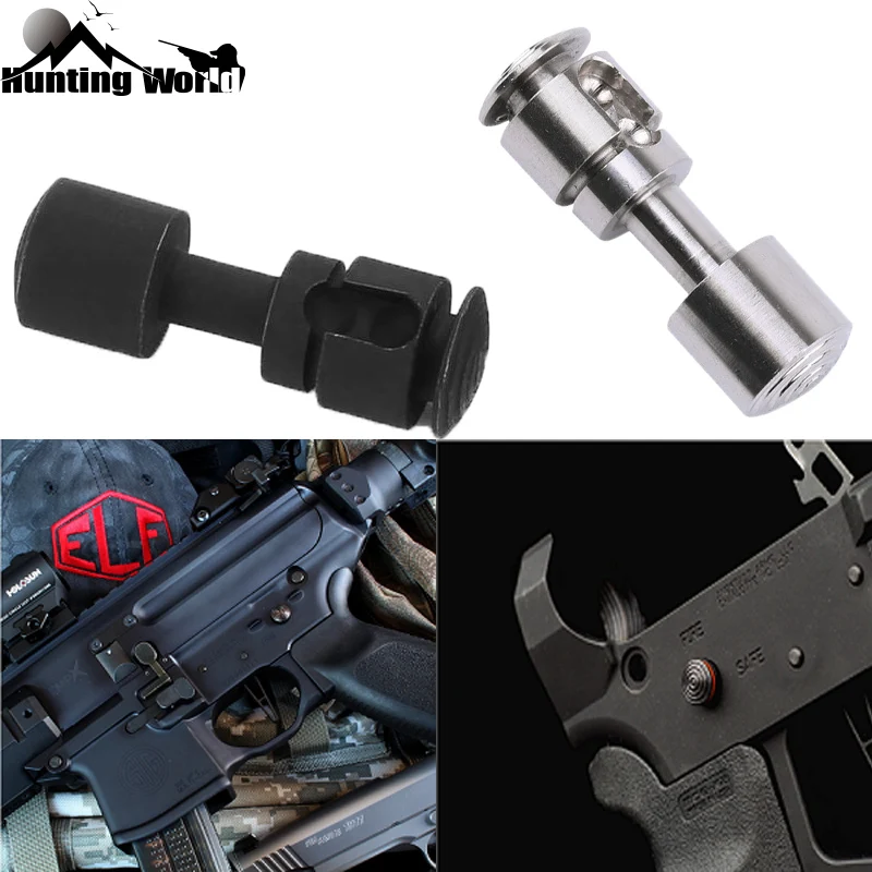 Tactical 2Pcs Steel Push Button Ambidextrous Speed Safety Selector for Hunting Airsoft .223 .308 AR15 AR10 Rfile Accessory
Tactical 2Pcs Steel Push Button Ambidextrous Speed Safety Selector for Hunting Airsoft .223 .308 AR15 AR10 Rfile Accessory