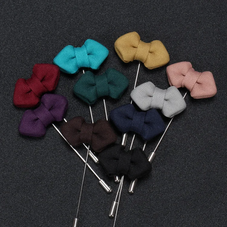 High Quality Elegant Ribbon Bow Knot Shape Brooch Lapel Pin Men Women Suit Dress Wedding Party Corsage
High Quality Elegant Ribbon Bow Knot Shape Brooch Lapel Pin Men Women Suit Dress Wedding Party Corsage