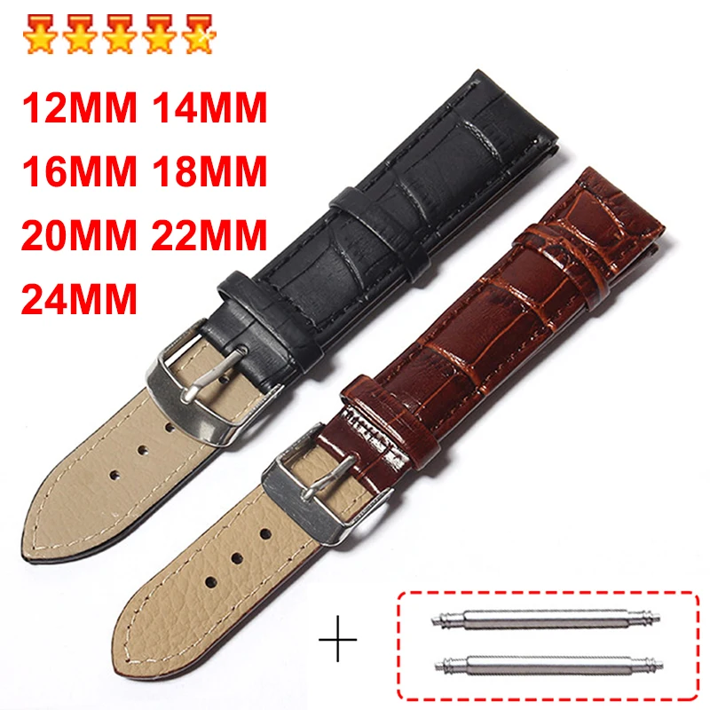 Men Watch Bands Leather Straps Bracelet Belts 24mm 22mm 20mm 18mm 16mm 14mm 12mm New Watch Accessories High Quality PU Wristband
Men Watch Bands Leather Straps Bracelet Belts 24mm 22mm 20mm 18mm 16mm 14mm 12mm New Watch Accessories High Quality PU Wristband
