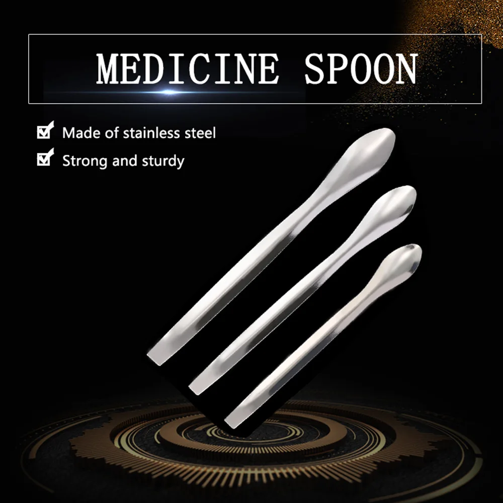3 pcs Single Head Stainless Steel Lab Instruments Medical Supplies Small Amount Spoon Shovel Scraper Experiment Medicine Spoon
3 pcs Single Head Stainless Steel Lab Instruments Medical Supplies Small Amount Spoon Shovel Scraper Experiment Medicine Spoon