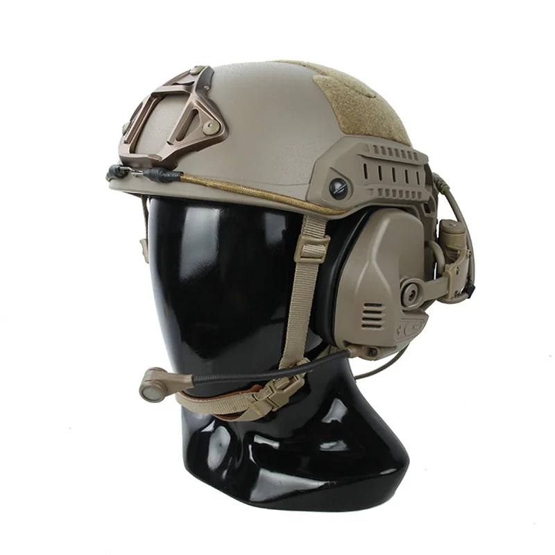 TMC Best Tactical Headsets Tactical RAC HeadSet Noise Reduction for Fast Maritime SF Highcut Sentry Helmet ARC Guide Rail
TMC Best Tactical Headsets Tactical RAC HeadSet Noise Reduction for Fast Maritime SF Highcut Sentry Helmet ARC Guide Rail