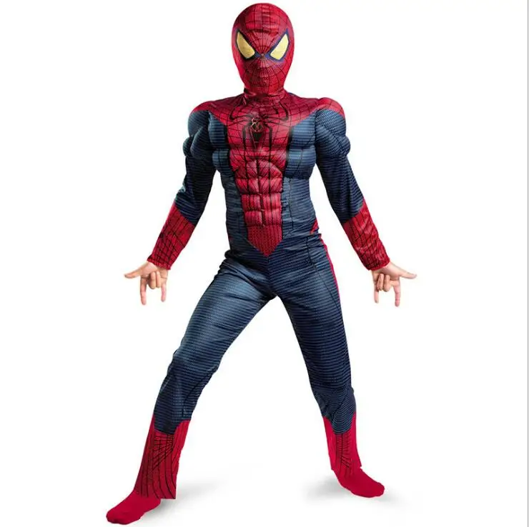 Child Boy Amazing Spiderman Muscle Marvel Fantasy Kids Superhero Halloween Carnival Party Costume Cosplay Suit
Child Boy Amazing Spiderman Muscle Marvel Fantasy Kids Superhero Halloween Carnival Party Costume Cosplay Suit