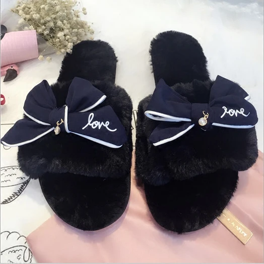 famous-brand-fur-flip-flops-sweet-lace-bow-fur-slides-women-designer-winter-sandals-warm-and (1)