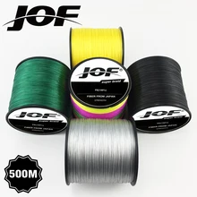 JOF Fishing Line 500M 8 Strands 4 Strands PE Multifilament Braided Fish Carp Fishing fishing tackle
JOF Fishing Line 500M 8 Strands 4 Strands PE Multifilament Braided Fish Carp Fishing fishing tackle