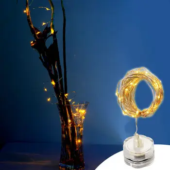 20pcs 2m 20 LED Submersible floral tealight Starry string cooper wire fairy base light Waterproof Wedding Xmas Table Vase Decor
20pcs 2m 20 LED Submersible floral tealight Starry string cooper wire fairy base light Waterproof Wedding Xmas Table Vase Decor