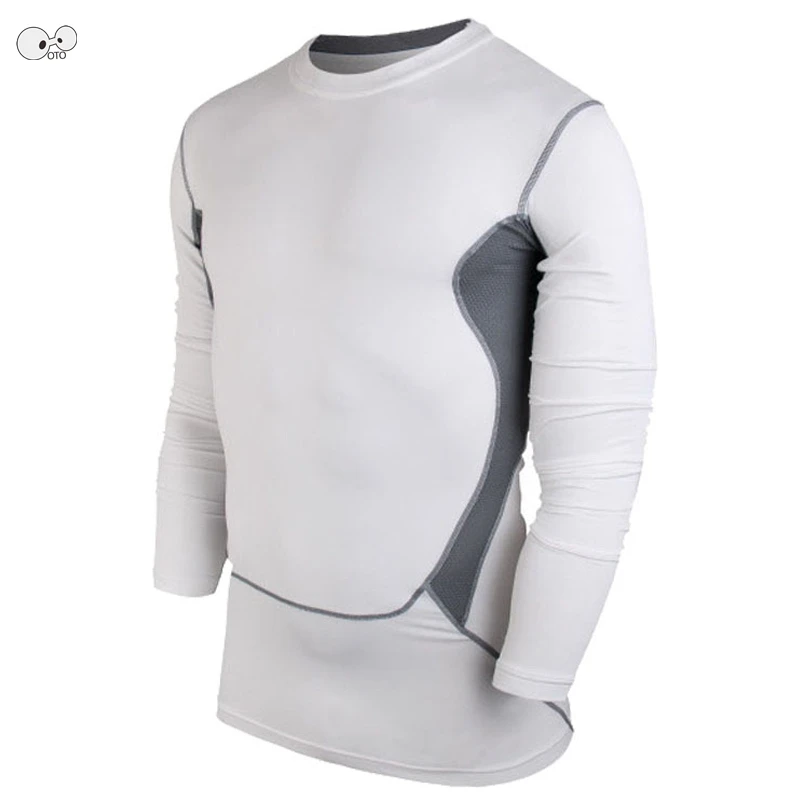 High Stretch Long Sleeve Mens Compression Running Shirt Base Layer Breathable Patchwork Gym Fitness Tight-fit Workout Sportswear
High Stretch Long Sleeve Mens Compression Running Shirt Base Layer Breathable Patchwork Gym Fitness Tight-fit Workout Sportswear