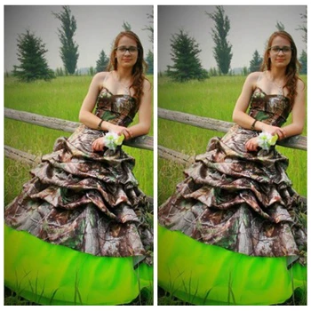Field Country Sweetheart Camo Hunting Fashion Ball Gown Wedding Dress Green Tulle Skirt Bridal Gowns Lace Up Back 2019 Sexy
Field Country Sweetheart Camo Hunting Fashion Ball Gown Wedding Dress Green Tulle Skirt Bridal Gowns Lace Up Back 2019 Sexy