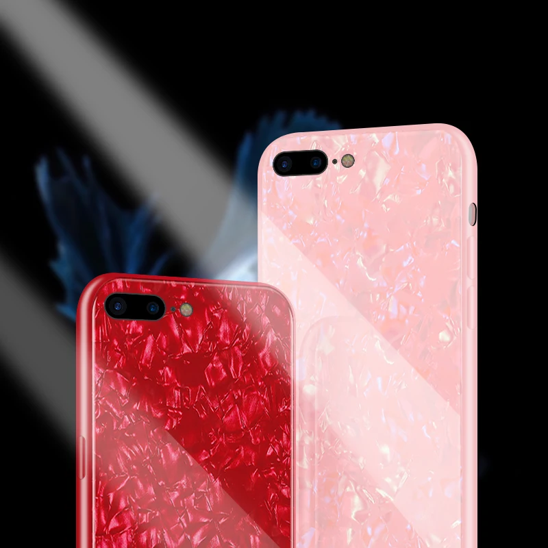Phone Case For iPhone 7 Case Luxury Bling shell Back Tempered Glass Cover For iPhone 8 6 6S Plus X Covers shockproof
Phone Case For iPhone 7 Case Luxury Bling shell Back Tempered Glass Cover For iPhone 8 6 6S Plus X Covers shockproof