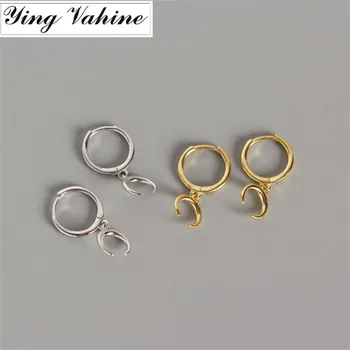 ying Vahine New Arrival 100% 925 Sterling Silver Exquisite Moon Pendant Small Stud Earrings for Women
ying Vahine New Arrival 100% 925 Sterling Silver Exquisite Moon Pendant Small Stud Earrings for Women