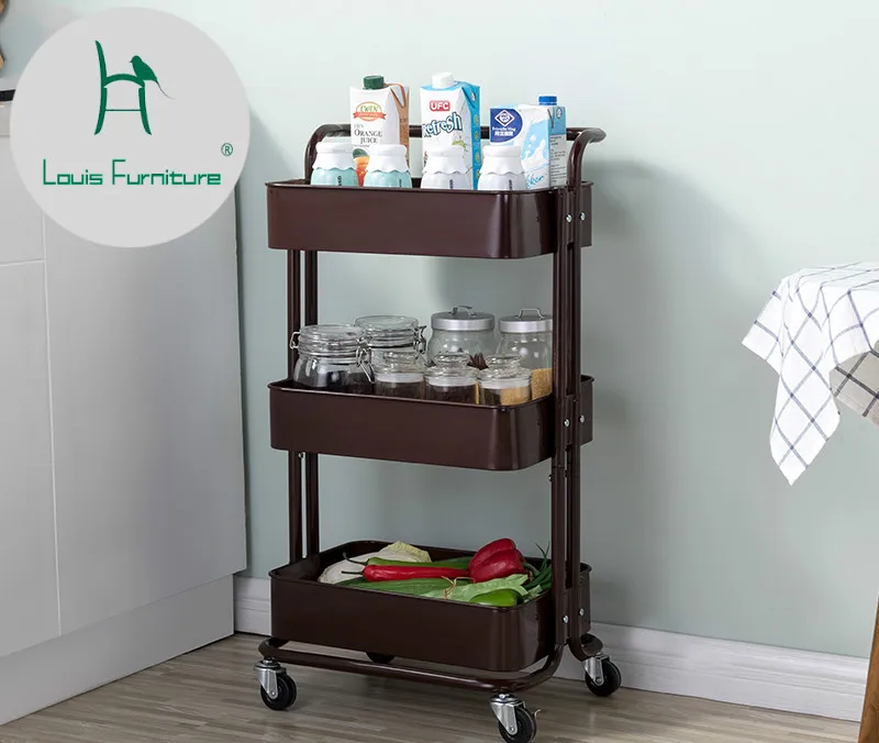 Louis Fashion Trolley Transportable Trolley Floor Multi-layer Pulley Storage Rack Kitchen
Louis Fashion Trolley Transportable Trolley Floor Multi-layer Pulley Storage Rack Kitchen