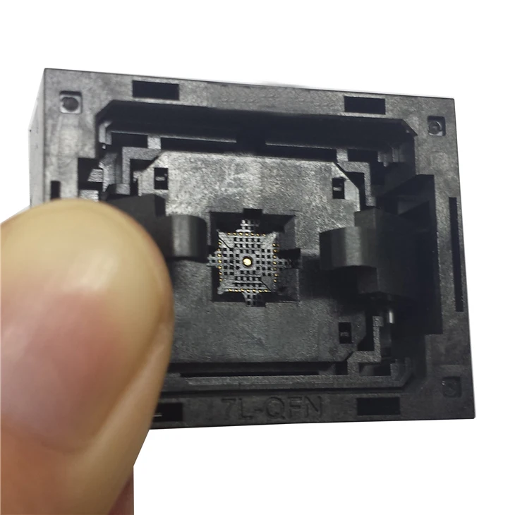 1pcs IC aging seat QFN28-0.4 chip test block burning seat programming seat QFN chip holder
1pcs IC aging seat QFN28-0.4 chip test block burning seat programming seat QFN chip holder