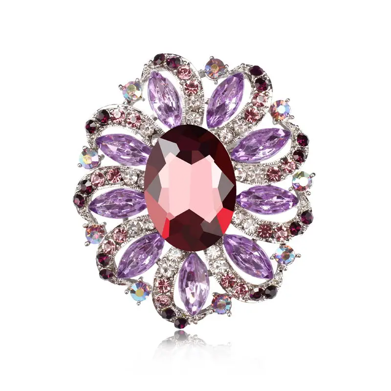 Multi-color Creative Flower Brooch Pins Rhinestone Large Brooches for Women Glass Bouquet DIY Wedding Bridal Accessories Jewelry
Multi-color Creative Flower Brooch Pins Rhinestone Large Brooches for Women Glass Bouquet DIY Wedding Bridal Accessories Jewelry