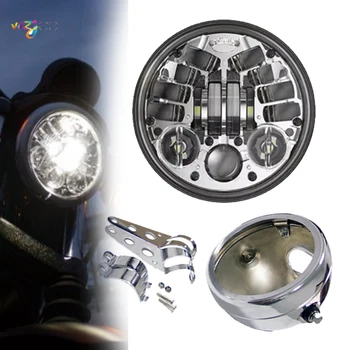 WZJOO 5 3/4" 5.75 Inch Led Headlight with Motorcycle Headlamp Bracket Accessories With Housing bucket
WZJOO 5 3/4" 5.75 Inch Led Headlight with Motorcycle Headlamp Bracket Accessories With Housing bucket