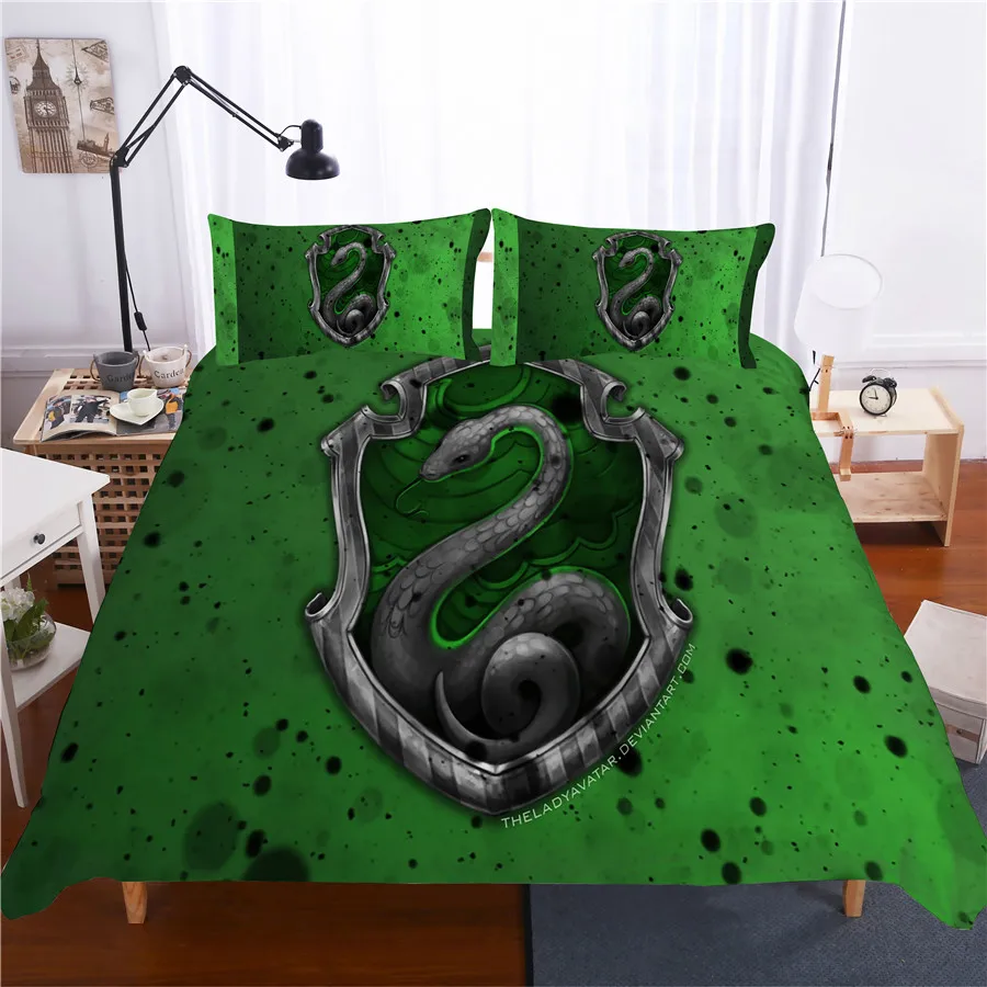 HELENGILI 3D Bedding Set Harry Potter Campus Badge Print Duvet Cover Set Bedcloth with Pillowcase Bed Set Home Textiles #HLBT-04
HELENGILI 3D Bedding Set Harry Potter Campus Badge Print Duvet Cover Set Bedcloth with Pillowcase Bed Set Home Textiles #HLBT-04