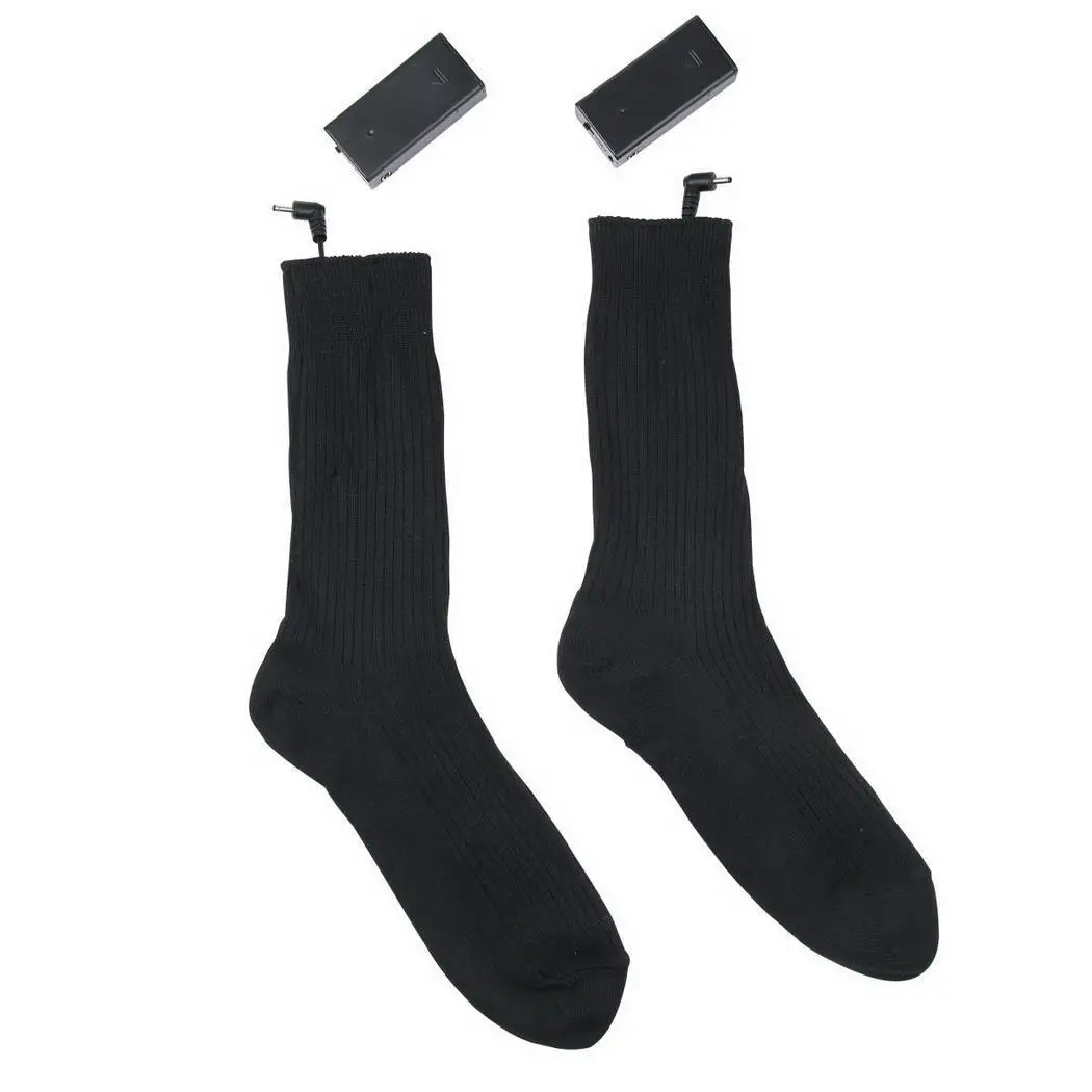 Unisex Foot Warmer Warming Sock Battery about 50 Degrees Toe Back Power Casual Solid Heated Winter Socks | Спорт и развлечения