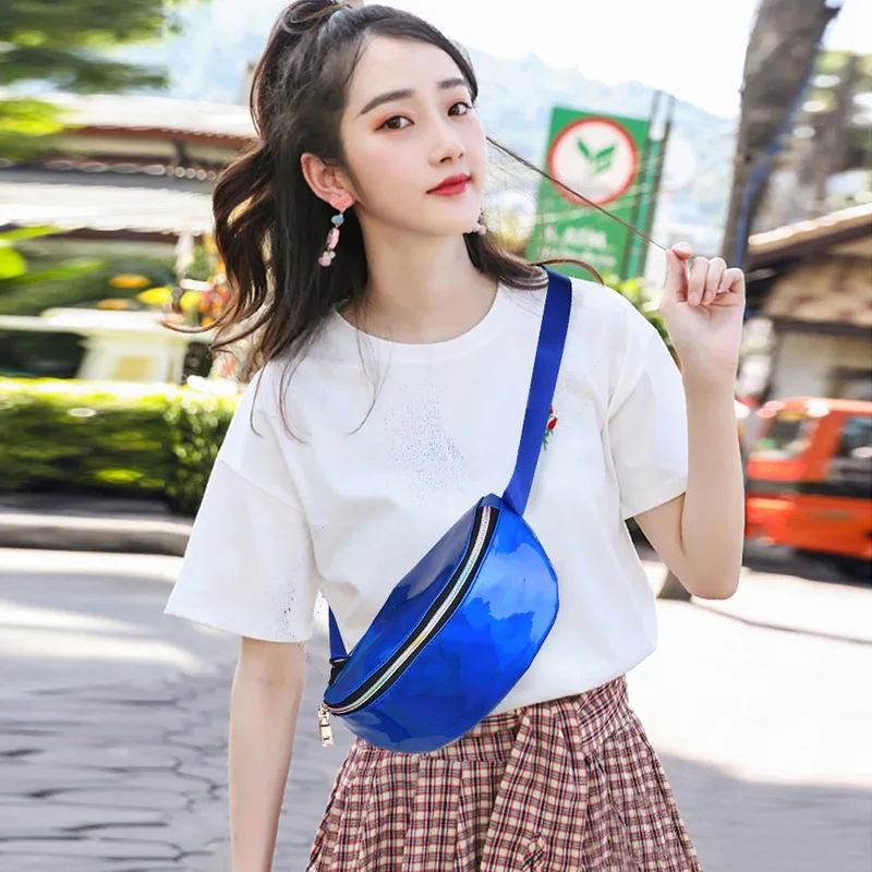 Adisputent Women Laser Holographic Women Travel Waist Pack Shiny Raves Bum Hip Belt Bag for Beach Party 2018 New Fashion
Adisputent Women Laser Holographic Women Travel Waist Pack Shiny Raves Bum Hip Belt Bag for Beach Party 2018 New Fashion