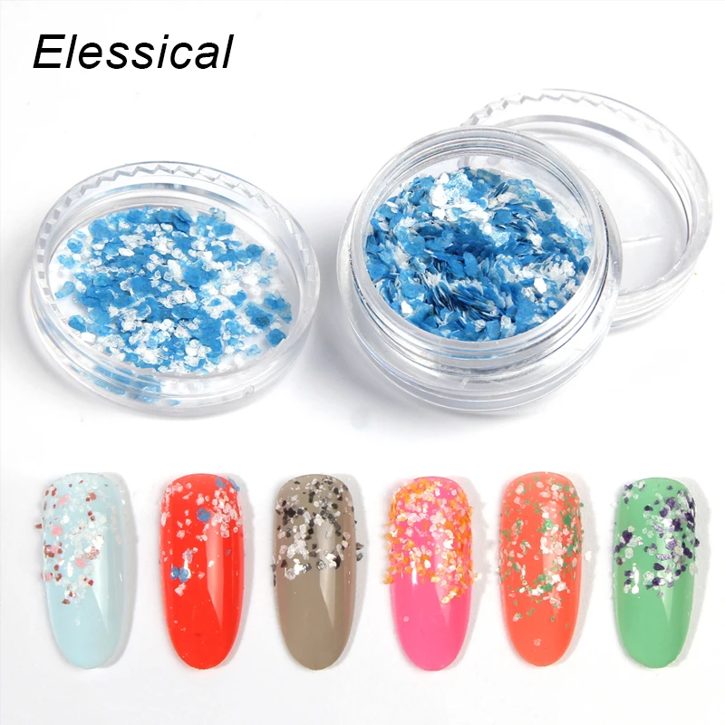 ELESSICAL 6 bottle/set Colorful Gorgeous Shinig Nail Charm Glitters Cotton Candy Powder Frosting Dust Nail Art Decoration WY1076
ELESSICAL 6 bottle/set Colorful Gorgeous Shinig Nail Charm Glitters Cotton Candy Powder Frosting Dust Nail Art Decoration WY1076