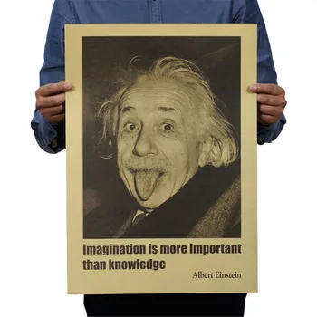 Albert Einstein Poster Imagination Is More Important Than Knowledge Wall Sticker Wallpaper Home Bedroom Library Decoration
Albert Einstein Poster Imagination Is More Important Than Knowledge Wall Sticker Wallpaper Home Bedroom Library Decoration