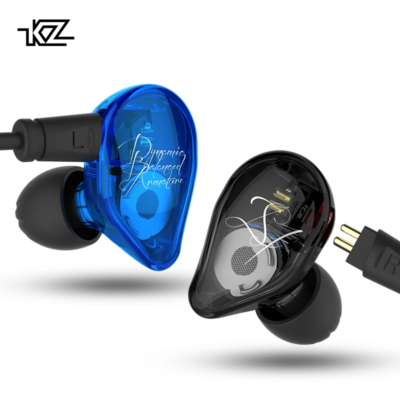 Оригинальный KZ ED16 2BA с 1 Dynamic Hybrid в ухо наушники HIFI DJ монитор Запуск спортивные
