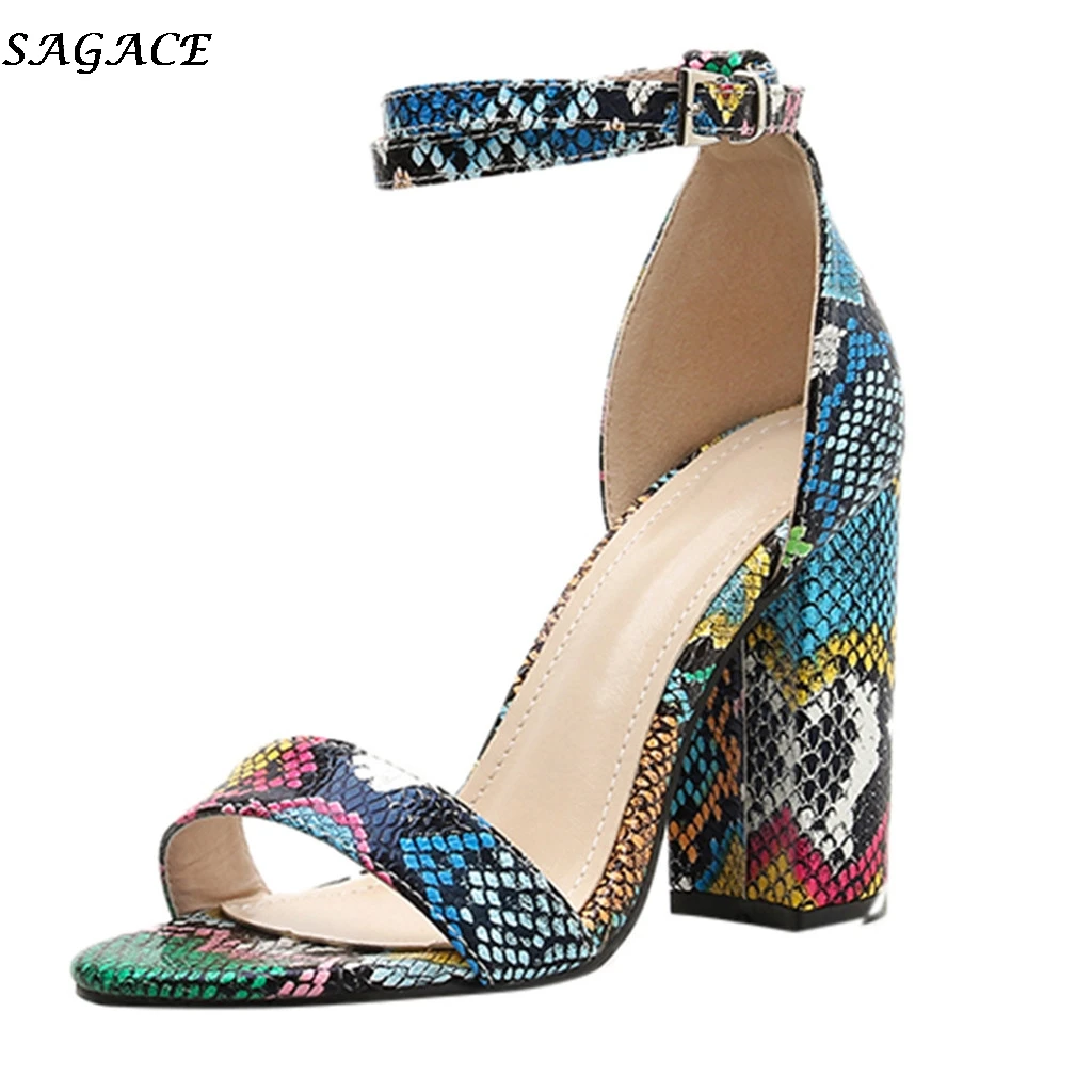 SAGACE summer Sandals Women Fish Mouth Platform High Heels Sandals Buckle Gladiator 2019 Fashion Snake Pattern Ladies Sandals #3
SAGACE summer Sandals Women Fish Mouth Platform High Heels Sandals Buckle Gladiator 2019 Fashion Snake Pattern Ladies Sandals #3