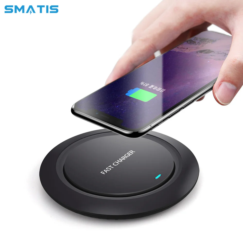 Fast Wireless Charger Pad for Apple iPhone XS Max XR X 8 Plus Qi Quick Charging Desktop for Sumsung S9 S8 Xiaomi Mix 2S Huawei
Fast Wireless Charger Pad for Apple iPhone XS Max XR X 8 Plus Qi Quick Charging Desktop for Sumsung S9 S8 Xiaomi Mix 2S Huawei