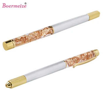 Manual Tattoo Pen Kit Permanent Makeup Eyebrow Lip Eyeliner Microblading Embroidery Gold Foil Pencil with 10Pcs 5RL Needles Set
Manual Tattoo Pen Kit Permanent Makeup Eyebrow Lip Eyeliner Microblading Embroidery Gold Foil Pencil with 10Pcs 5RL Needles Set