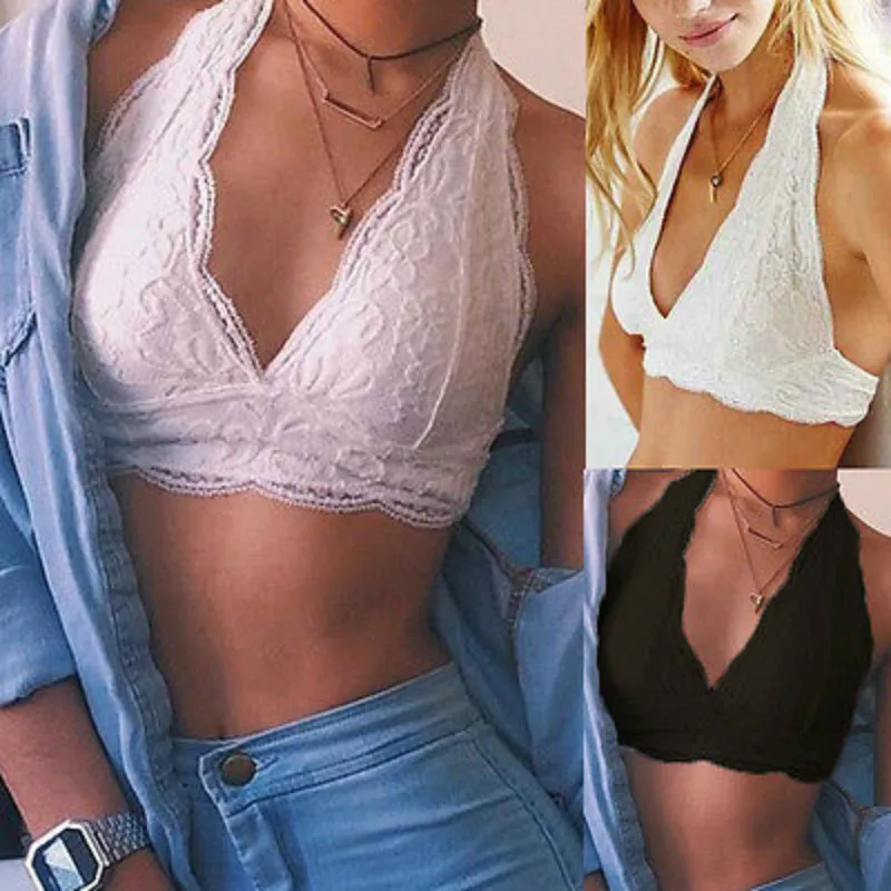 2017 Sexy Women V Neck Sheer Lace Triangle Bralette Unpadded Bra Crop Bikini Top Lingerie Beachwear swimwear bathing suit
2017 Sexy Women V Neck Sheer Lace Triangle Bralette Unpadded Bra Crop Bikini Top Lingerie Beachwear swimwear bathing suit