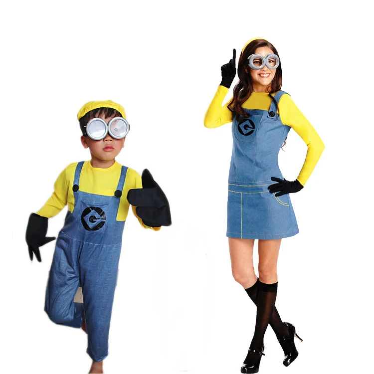 Children's Minion Costume Boys/Girls Anime Cosplay Costumes Kids Minion Costume Halloween Suit Clothes Minions Costume Adults
Children's Minion Costume Boys/Girls Anime Cosplay Costumes Kids Minion Costume Halloween Suit Clothes Minions Costume Adults