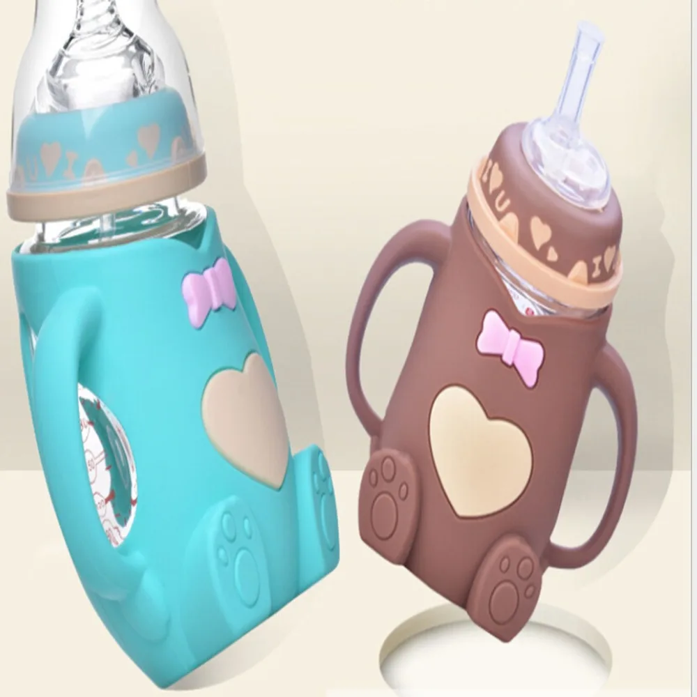 2019 High Quality Baby Silicone Milk Feeding Bottle Safe Infant Juice Water Feeding Bottle Cup Glass Nursing Baby Feeding
2019 High Quality Baby Silicone Milk Feeding Bottle Safe Infant Juice Water Feeding Bottle Cup Glass Nursing Baby Feeding