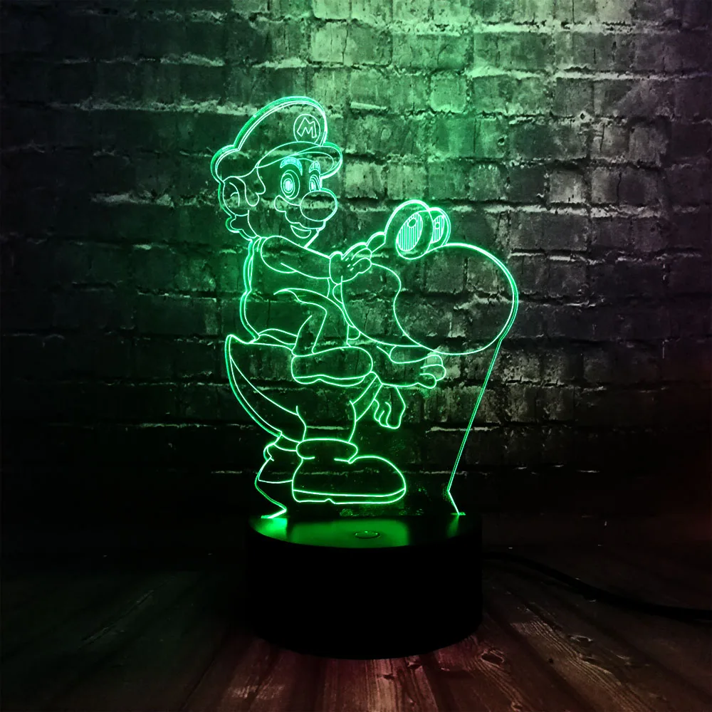 New Lava Cartoon 3D Acrylic Mario USB Charge LED 7 Color Baby Sleep Decor Table Battery Power Mood Night Light Holiday Kids Gift
New Lava Cartoon 3D Acrylic Mario USB Charge LED 7 Color Baby Sleep Decor Table Battery Power Mood Night Light Holiday Kids Gift