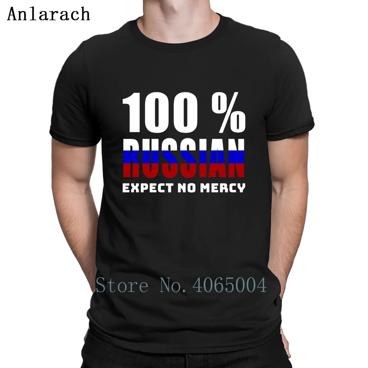 100 русский Expect No Mercy Футболка наряд на заказ Аутентичные Демисезонный S XXXL