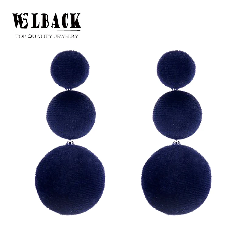 WELBACK 2018 New Fashion Velvet Earrings Green Ball Drop Long Pendant Earrings for Women Gifts Korean Jewelry Earrings for lady
WELBACK 2018 New Fashion Velvet Earrings Green Ball Drop Long Pendant Earrings for Women Gifts Korean Jewelry Earrings for lady