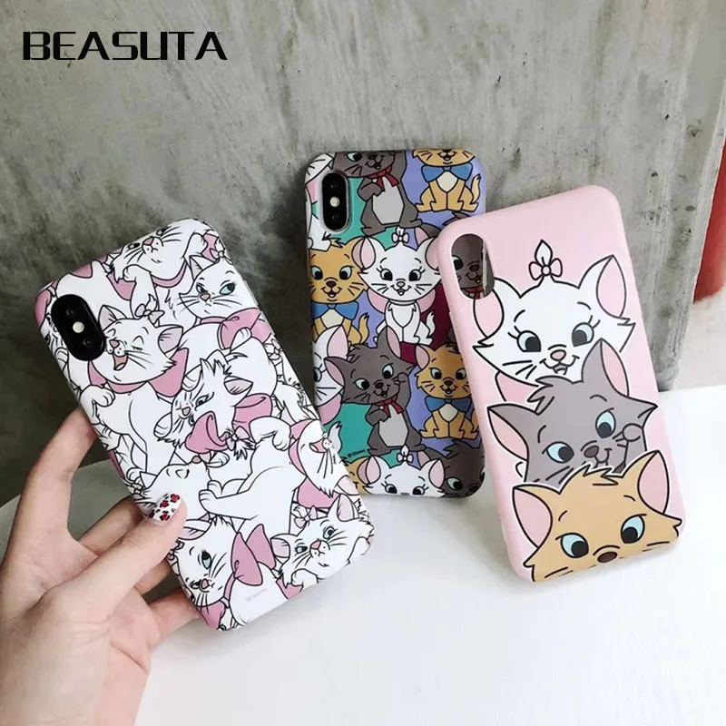 Hot cute pink Marie Cat soft silicone phone case for iphone 6 S 6s 6plus7 plus 8 8plus X XR XS MAX Love Cartoon phone coque capa
Hot cute pink Marie Cat soft silicone phone case for iphone 6 S 6s 6plus7 plus 8 8plus X XR XS MAX Love Cartoon phone coque capa