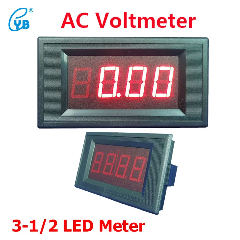 YB5135A AC Voltage Meter Three and a Half Digital AC Voltmeter Digital Display Voltmeter LED AC Voltage Meters Tester Red Words
YB5135A AC Voltage Meter Three and a Half Digital AC Voltmeter Digital Display Voltmeter LED AC Voltage Meters Tester Red Words
